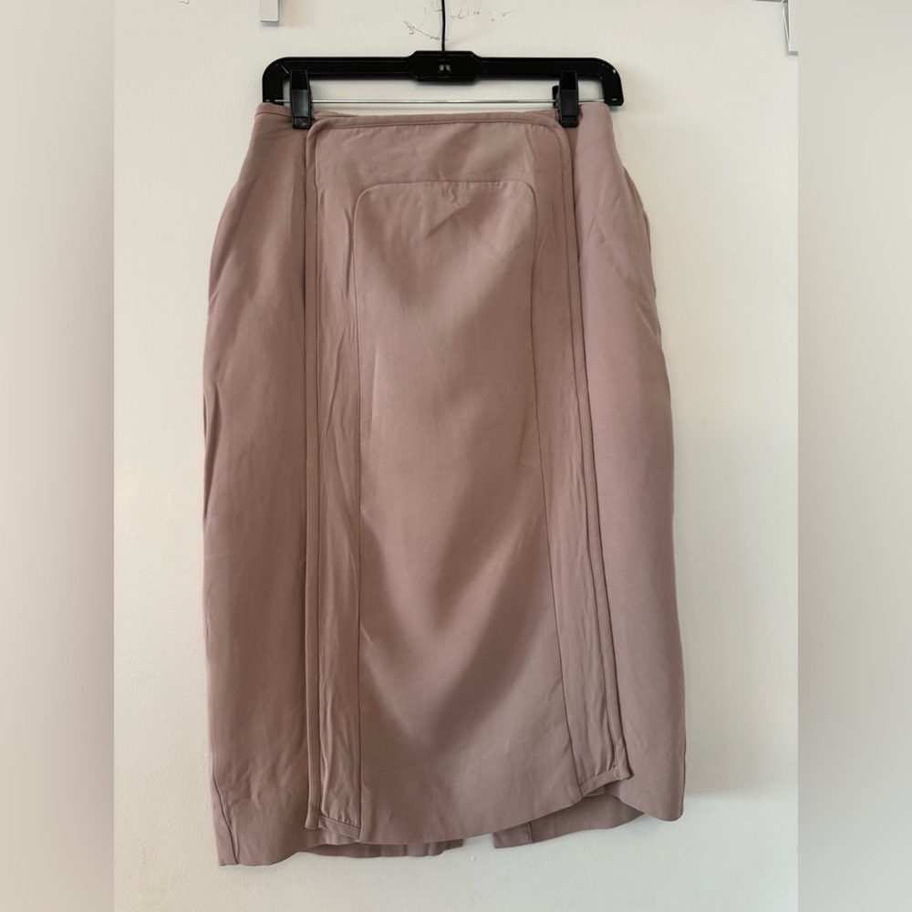 Classic Mauve Pencil Skirt - Women's Tailored Midi